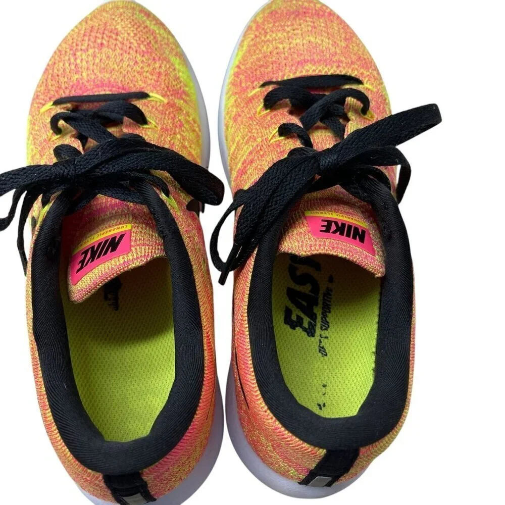 NIKE LUNAREPIC LOW FLYKNIT OLYMPIC VOLT PINK OC WOMENS SIZE 8.5 Multicolored